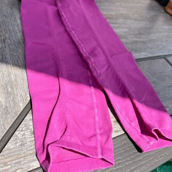 Free People Movement karma leggings hot pink size Medium Large M/L NWT - Picture 12 of 16